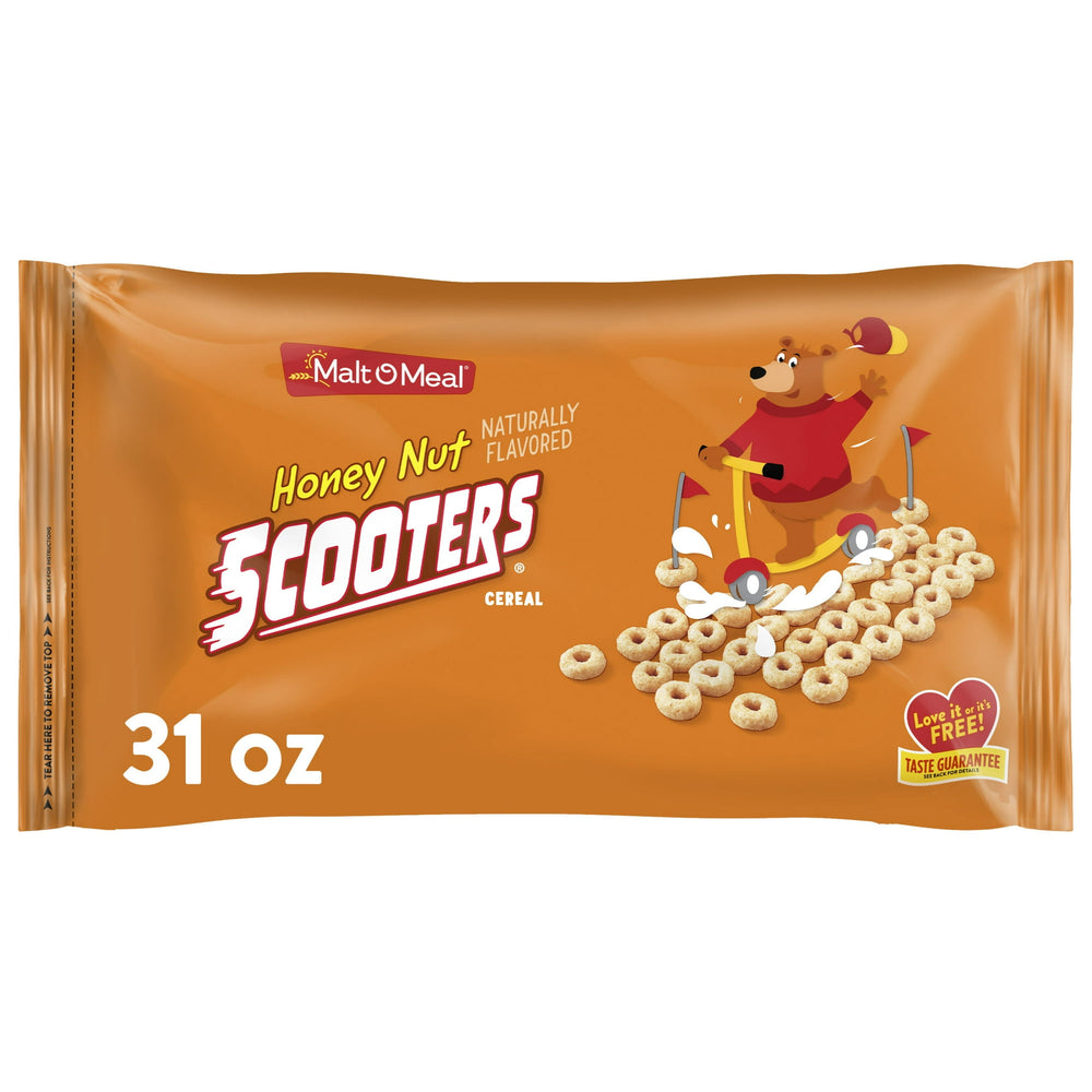 Malt-O-Meal Honey Nut Scooters Oat · Cereal · 879 g · bolsa