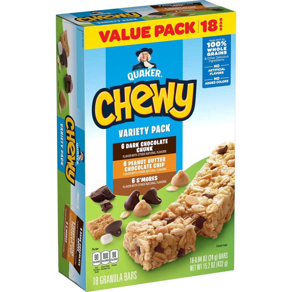 Quaker Variety · Barras · 18 pzas · 431 g