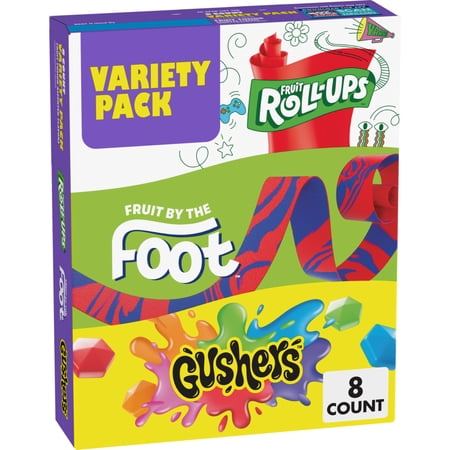 Fruit Roll-Ups Fruit by the Foot Gluten Free · Gomitas · 8 pzas de 145 g