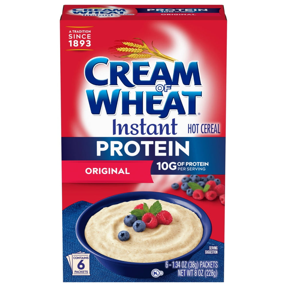 Cream of Wheat Protein Instant Original Hot · Cereal · 6 sobres de 227 g