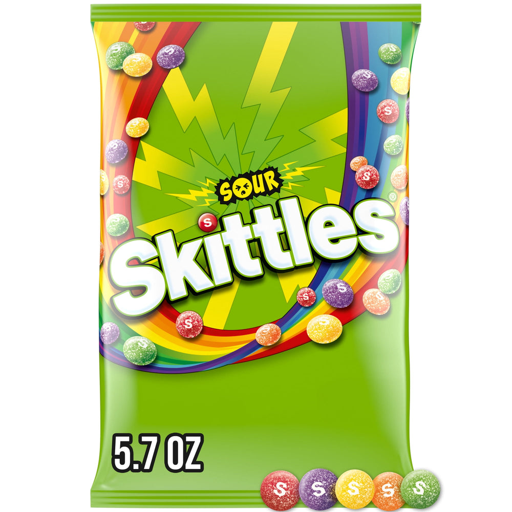 Skittles Sour · Caramelos · 162 g · bolsa