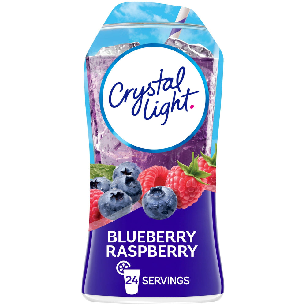 Crystal Light Liquid Blueberry Raspberry Naturally · Polvo para agua · 48 ml · botella