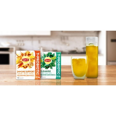 New Lipton tea + probiotic · Té