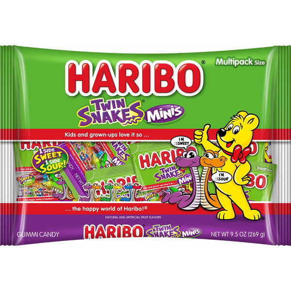 HARIBO Twin Snakes Minis Gummy Halloween Mini · Gomitas · 269 g · bolsa