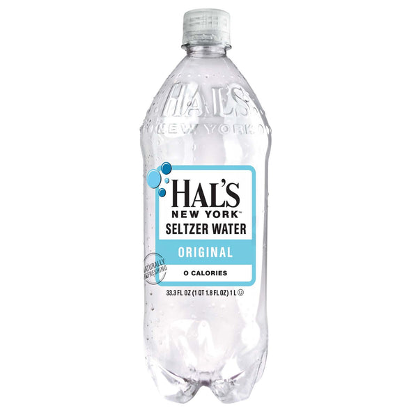 Hal's New York Original Seltzer Water Non-GMO Gluten-Free · Agua mineral · 15 pack · 1000 ml