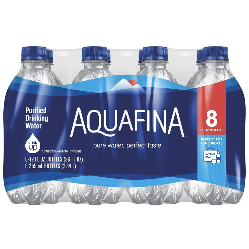 Aquafina Purified Drinking Water · Bebida · 8 botellas de 355 ml