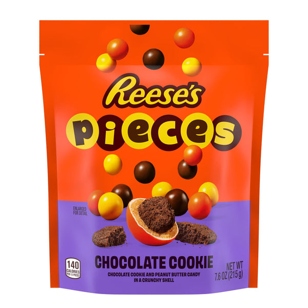 Reese's Pieces Chocolate Cookie and Peanut Butter in · Galletas · 215 g · bolsa