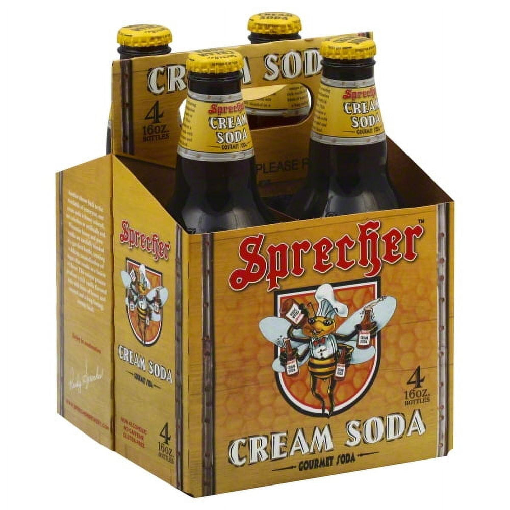 Sprecher Brewing Sprecher Cream Soda 4 ea · Refresco