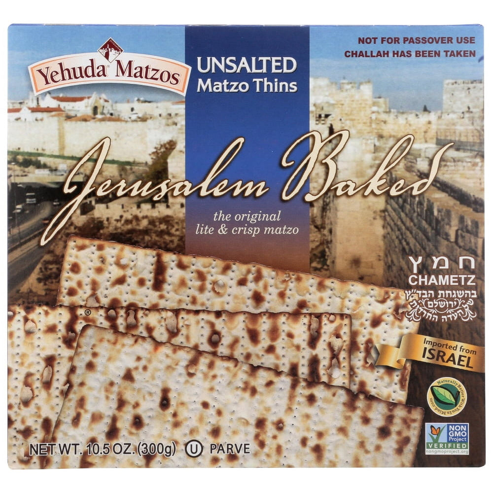 Yehuda Matzo Thins Unsalted · Galletas saladas · 298 g