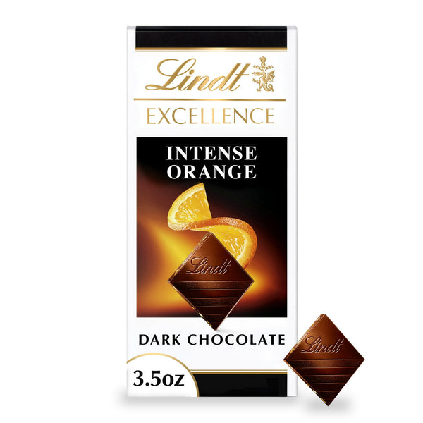 Lindt Excellence Intense Orange Dark Chocolate Bar · Caramelos · 99 g