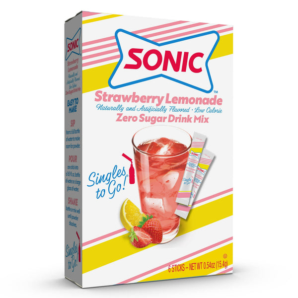 Sonic Sugar-Free · Polvo para agua · 6 pzas