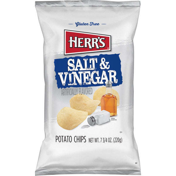 Herr's Salt and Vinegar · Papas · 220 g