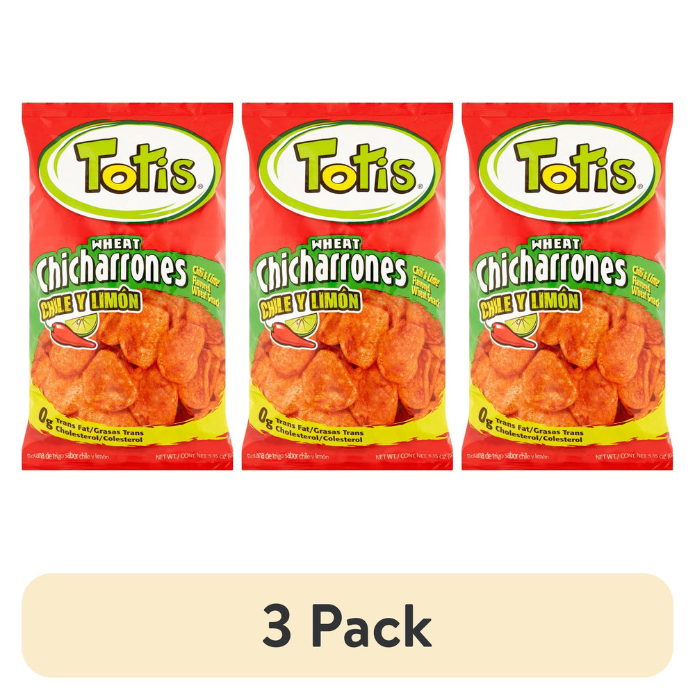 Totis Chili Lime Chicharrón Wheat · Frituras · 3 pack de 152 g
