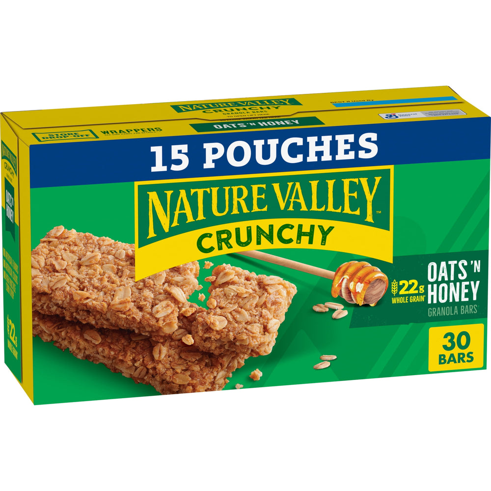 Nature Valley Oats 'n Honey · Barras · 30 pzas · 634 g