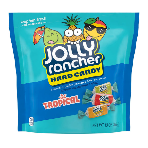 Jolly Rancher Assorted Tropical Fruit · Caramelos · 369 g · bolsa