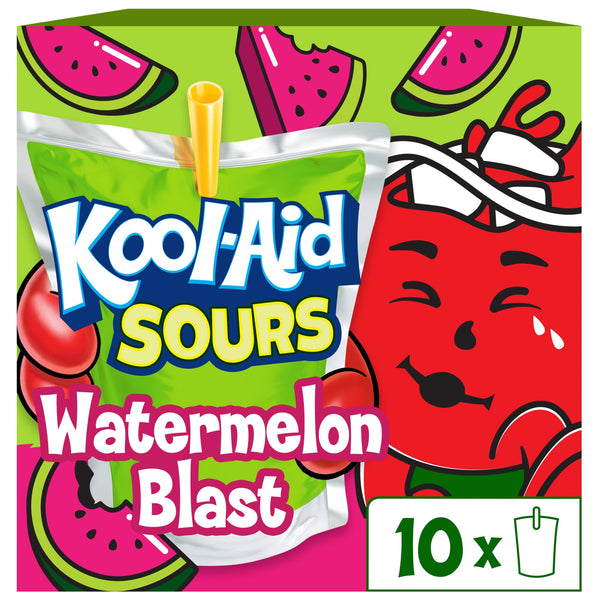 Kool-Aid Sours Drink Artificial Dyes · Caramelos · 10 sobres de 170 g