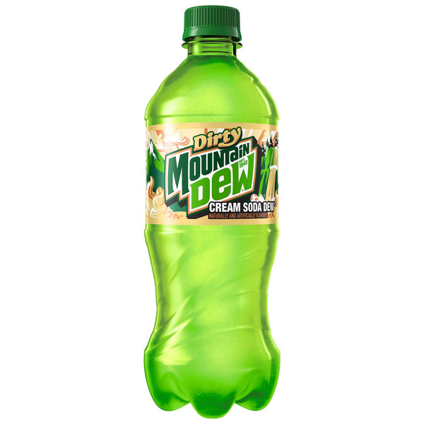Mountain Dew Dirty Dew Cream Soda · Refresco · 591 ml · botella