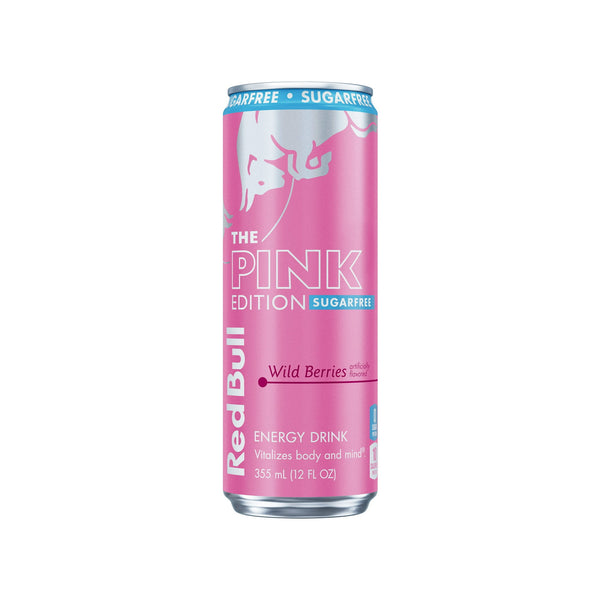 Red Bull Pink Edition Sugarfree Wild Berries · Bebida energética · 355 ml · lata