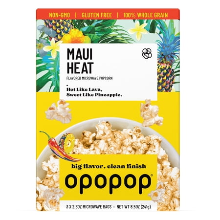 Opopop Maui Heat · Palomitas · 3 pzas de 79 g