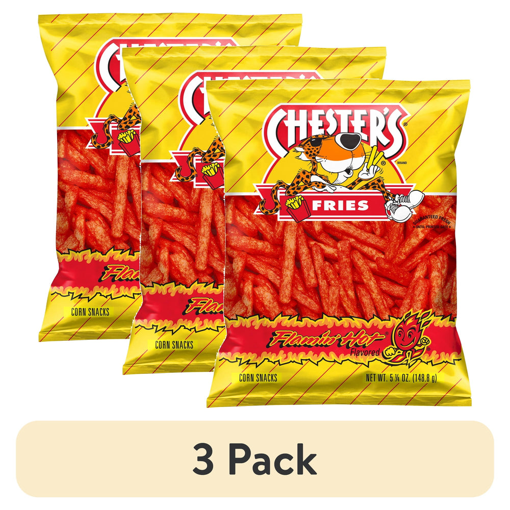 Chester's Fries Flamin' Hot Corn · Frituras · 3 pack de 149 g