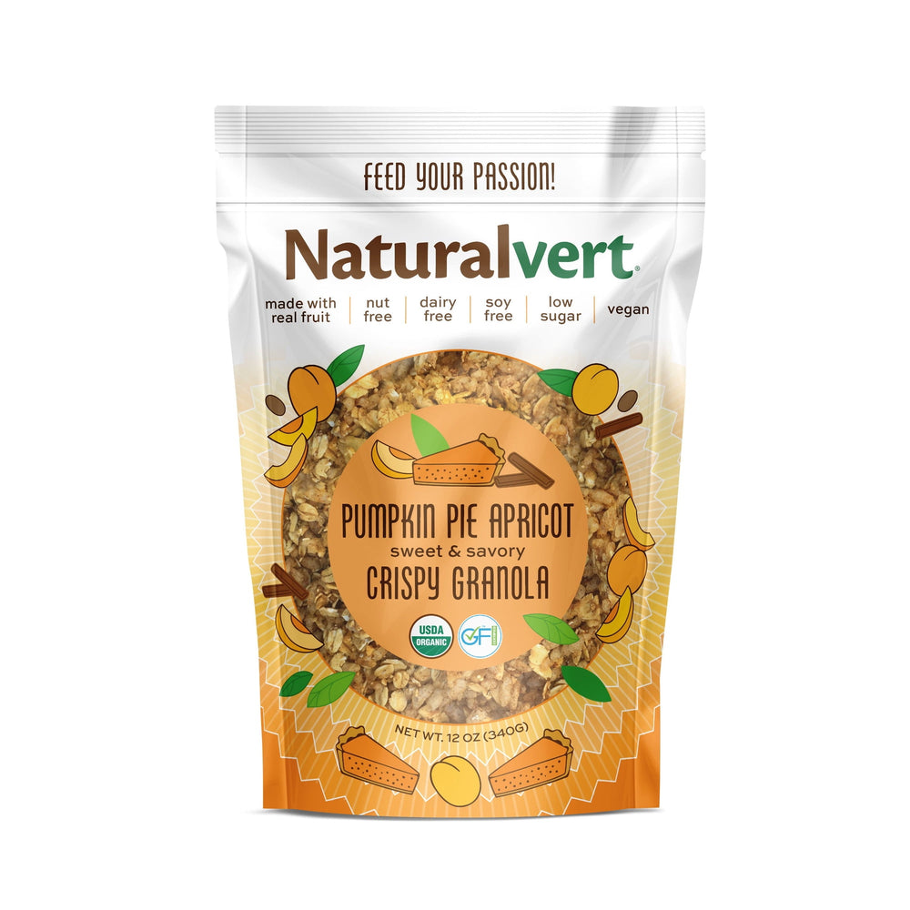 Naturalvert Organic Vegan - Pumpkin Pie Apricot Vegan ( Gluten free · Granola · 340 g