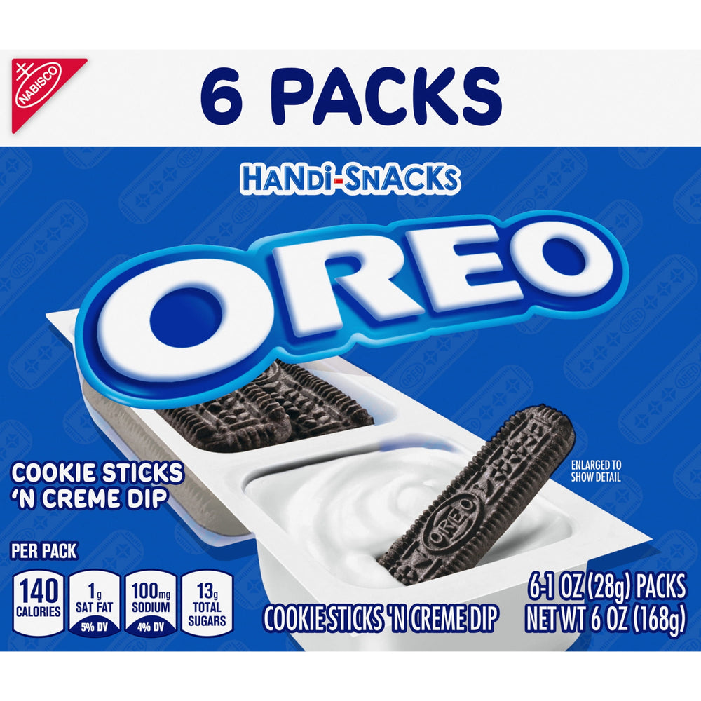 Handi-Snacks OREO Cookie Sticks 'N Creme Dip Packs 6 · Galletas