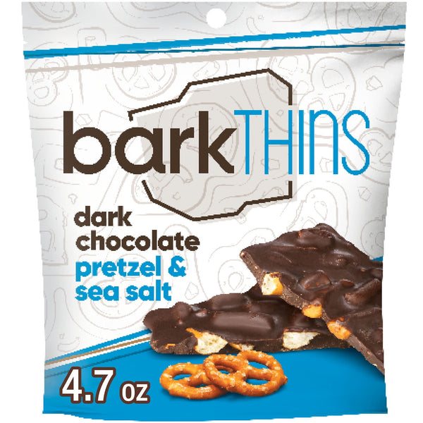 Barkthins Dark Chocolate Pretzel and Sea Salt Snacking · Pretzels · 133 g · bolsa