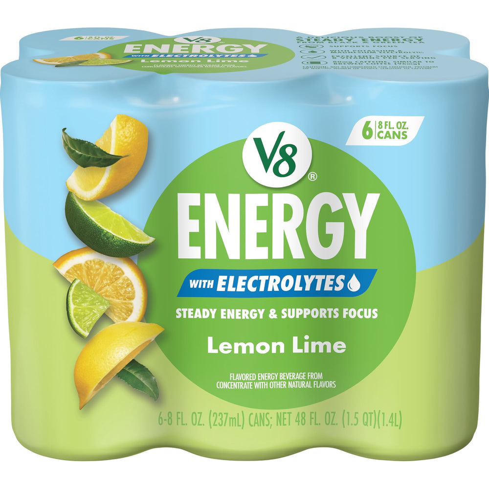 V8 Energy with s Lemon Lime · Bebida energética · 237 ml · lata