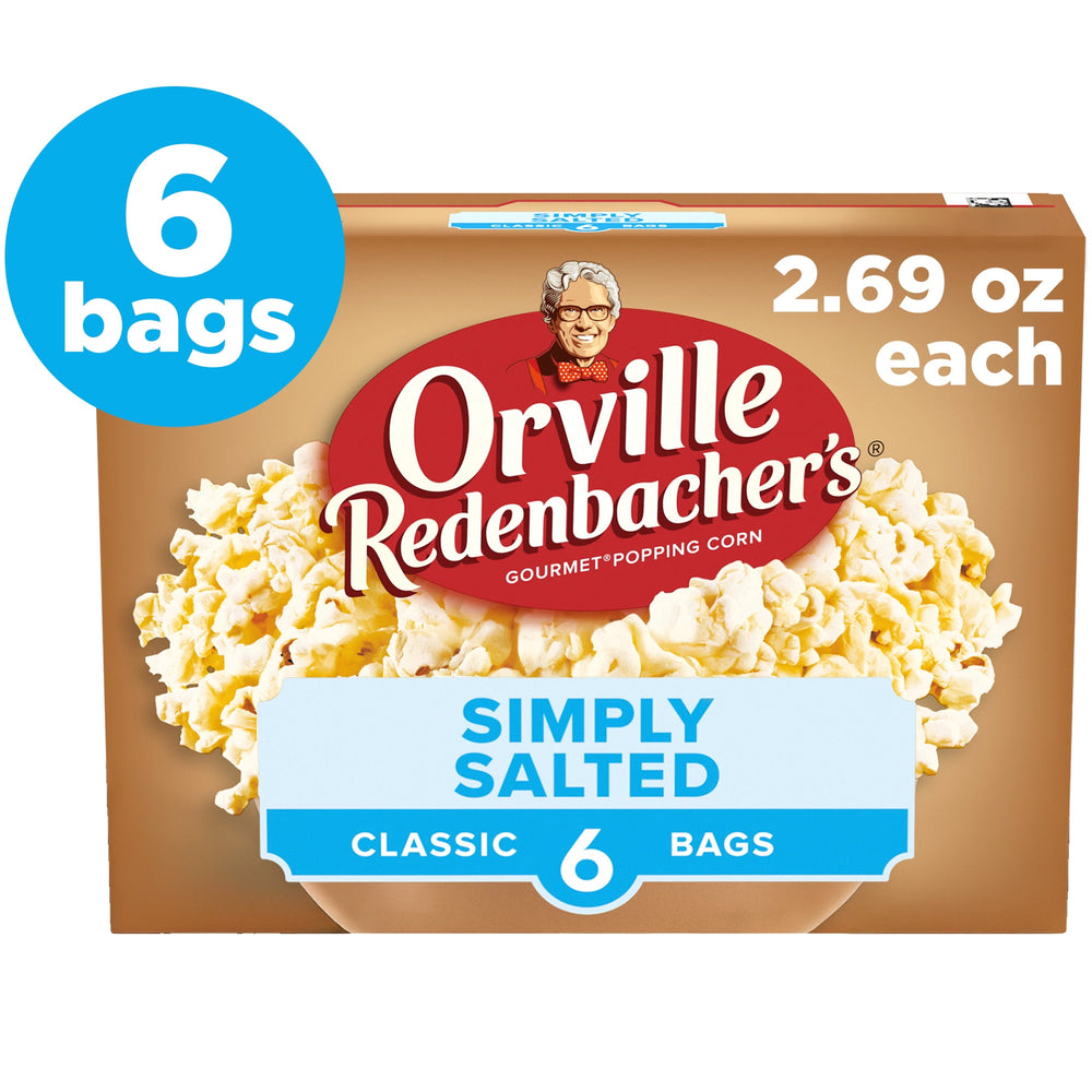Orville Redenbacher’s Naturals Light Simply Salted · Palomitas · 6 pzas de 77 g