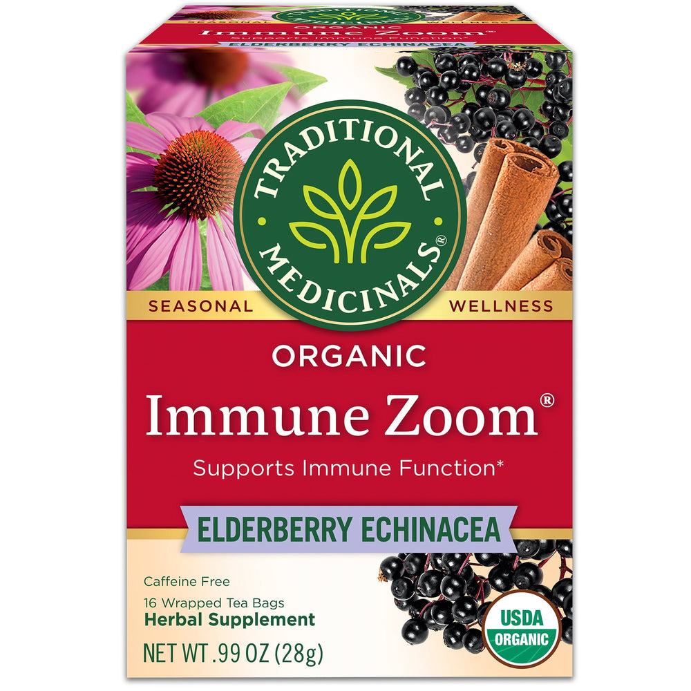 Traditional Medicinal Immune Zoom Elderberry Echinacea · Té · 16 pzas
