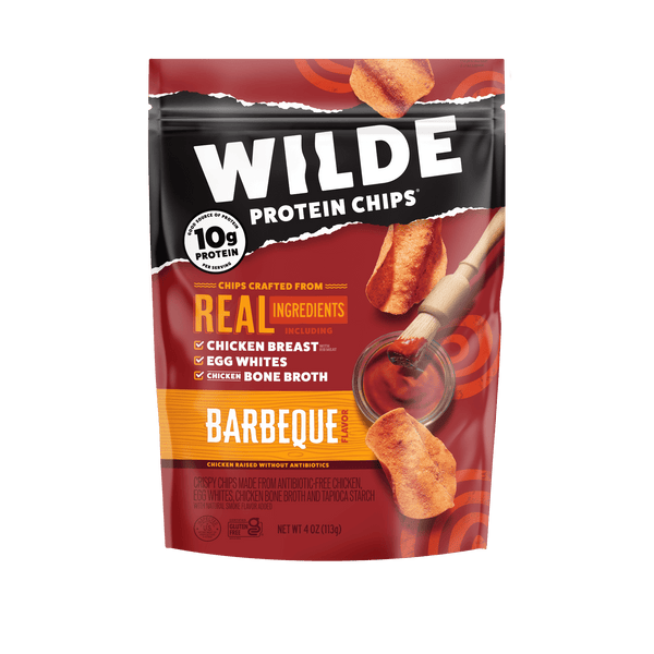 WILDE Protein Chips Barbeque · Papas · 113 g