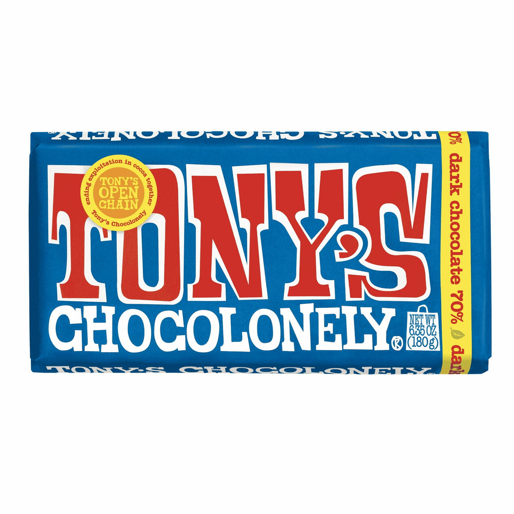 Tony’s Chocolonely 70% Dark Chocolate Bar · Caramelos · 180 g