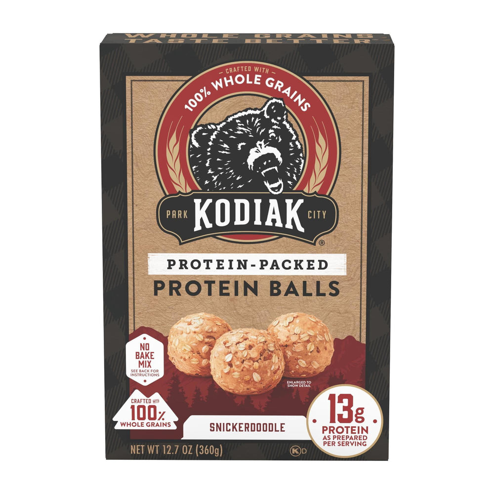 Kodiak Protein Snickerdoodle · Mezcla para bolitas sin hornear · 360 g · caja