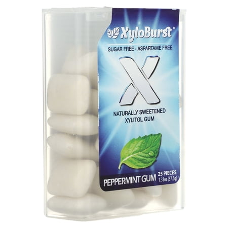 XyloBurst Flip Top Jar Peppermint · Chicles y mentas · 25 pzas