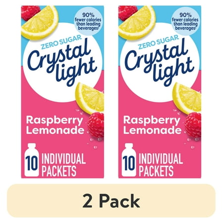 Crystal Light Zero Sugar · Polvo para agua · 2 pack de 23 g