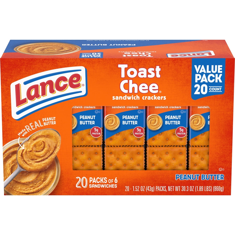 Lance ToastChee Peanut Butter · Galletas saladas