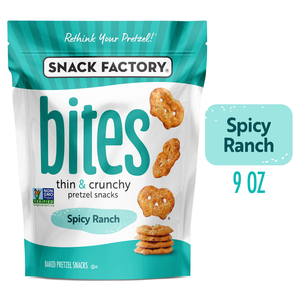 Factory Spicy Ranch · Pretzels · 255 g · bolsa
