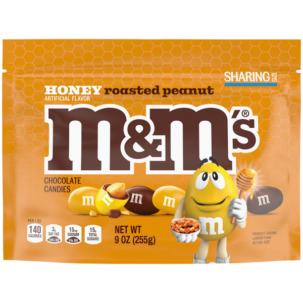 M&M's Honey Roasted Peanut Chocolate · Caramelos · 255 g · bolsa