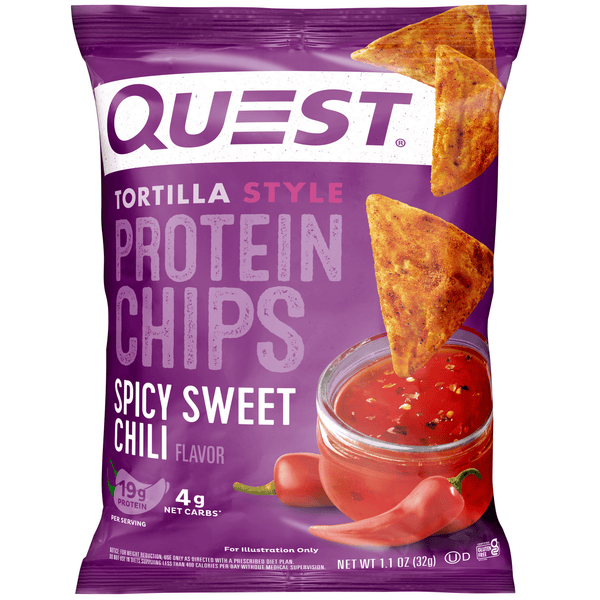 Quest Protein Chips Spicy Sweet Chili · Totopos · 31 g
