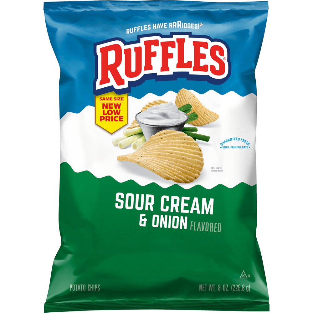 Ruffles Sour Cream & Onion · Papas · 227 g · bolsa