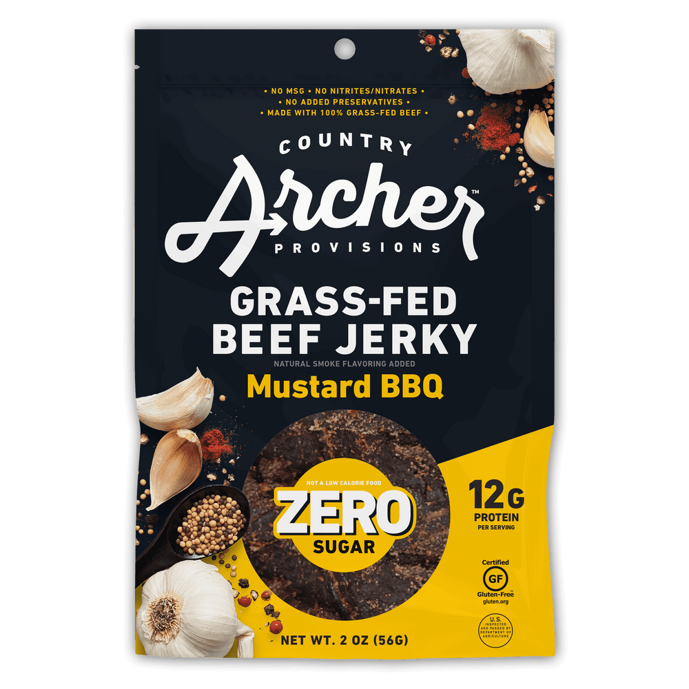 Country Archer Zero Sugar Mustard BBQ · Carne seca · 57 g