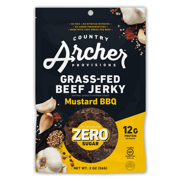 Country Archer Zero Sugar Mustard BBQ · Carne seca · 57 g