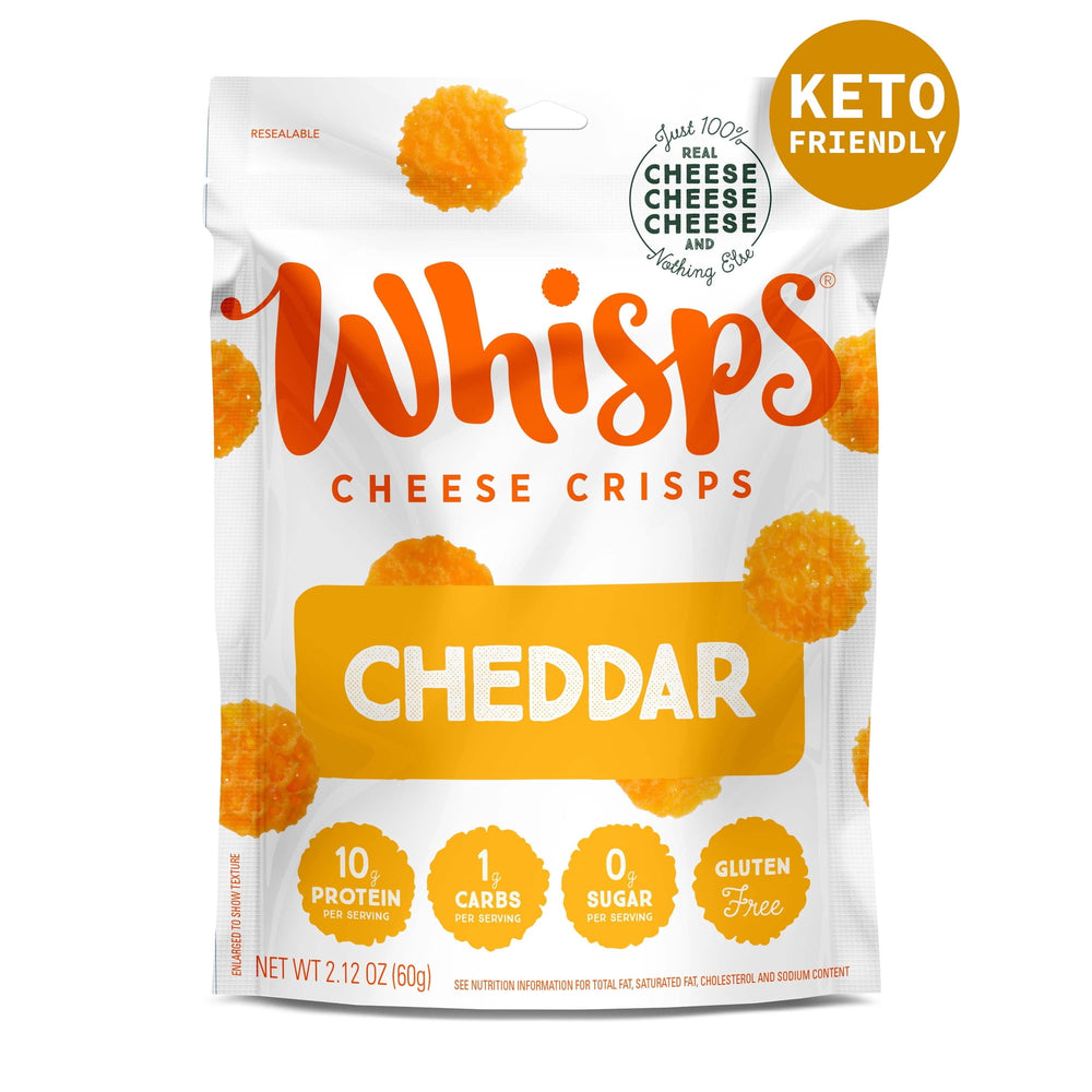Whisps Cheddar Cheese Crisps Friendly · Galletas saladas · 60 g