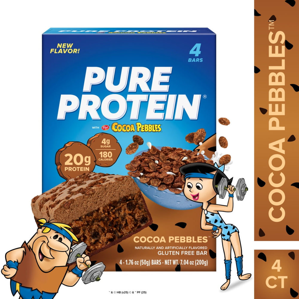Pure Protein Cocoa Pebbles · Barra de proteína · 4 pzas de 50 g