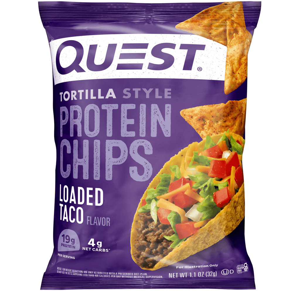 Quest Protein Chips Loaded Taco · Frituras · 32 g