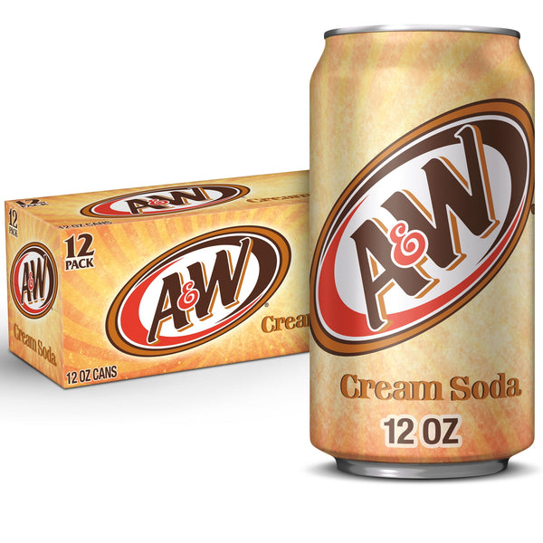 A&W Cream · Refresco · 12 latas de 355 ml