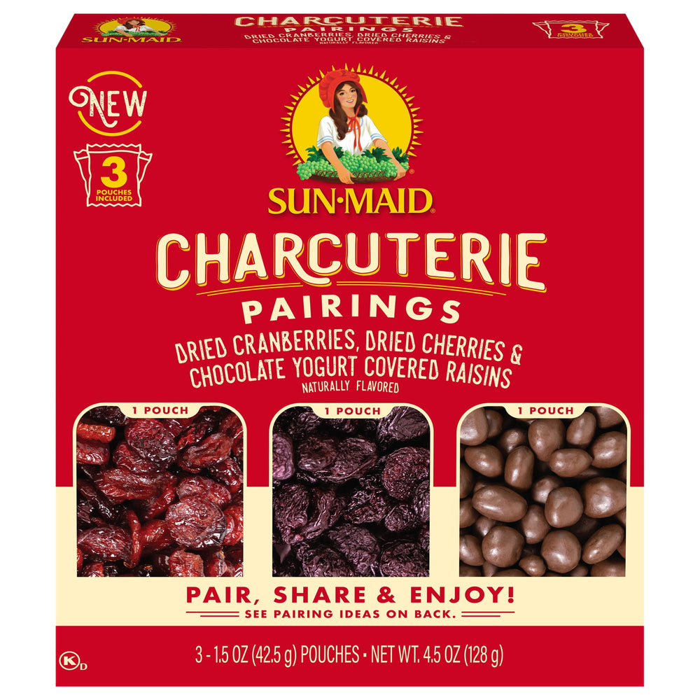 Sun-Maid® Charcuterie Pairings Dried Cranberries Dried · Caramelos · 3 pack de 43 g