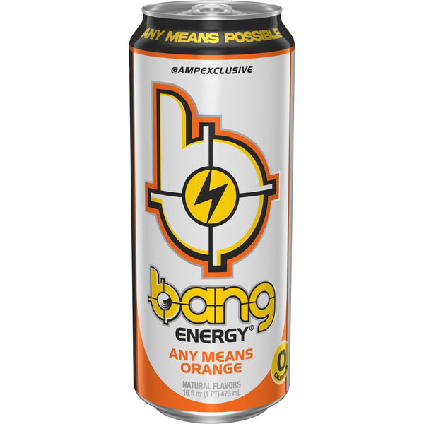 Bang Energy Any Means Orange Sugar Free · Bebida energética · 473 ml · lata