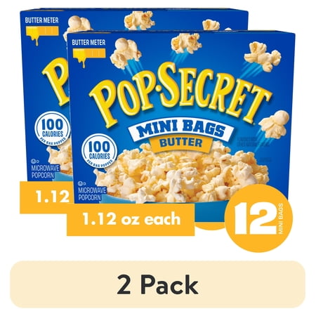 Pop Secret Mini Bags 100 Calorie Butter · Palomitas · 2 pack de 31 g