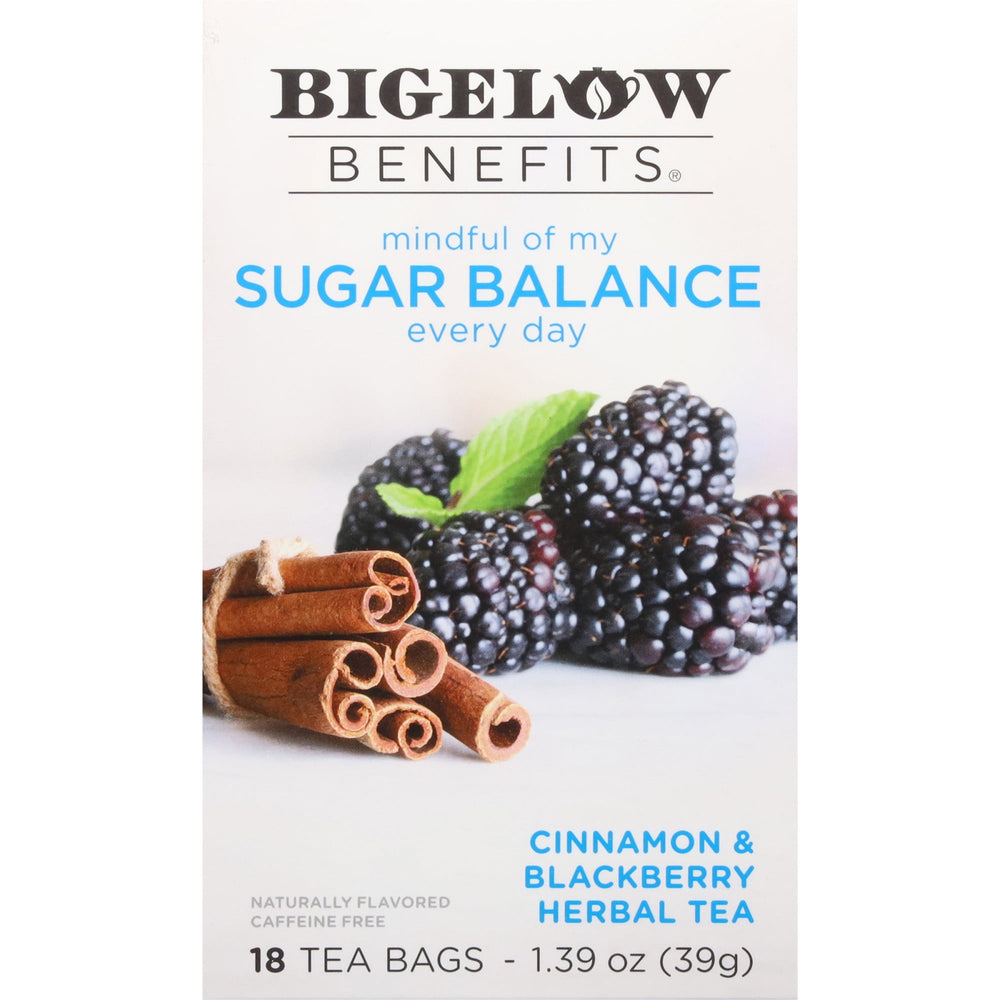 Bigelow Benefits Cinnamon and Blackberry Herbal Tea · Té · 18 pzas
